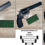 REVOVLER DE FOGUEO ZORAKI 6" 9MM