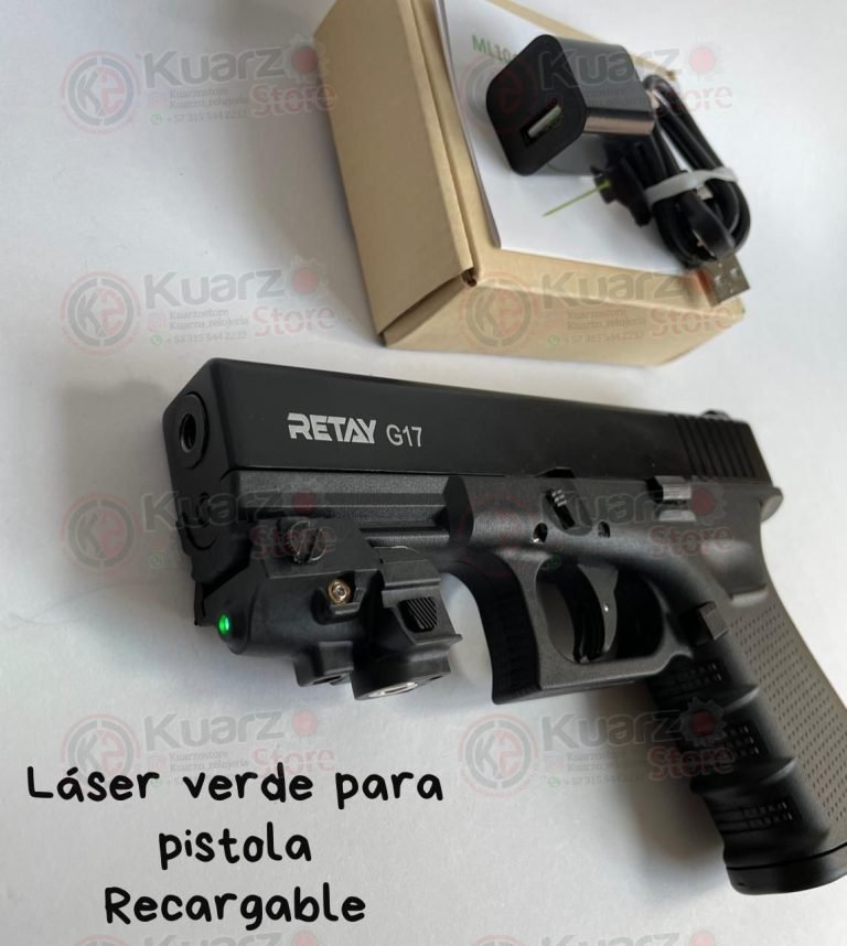LASER VERDE PARA PISTOLA RECARGABLE