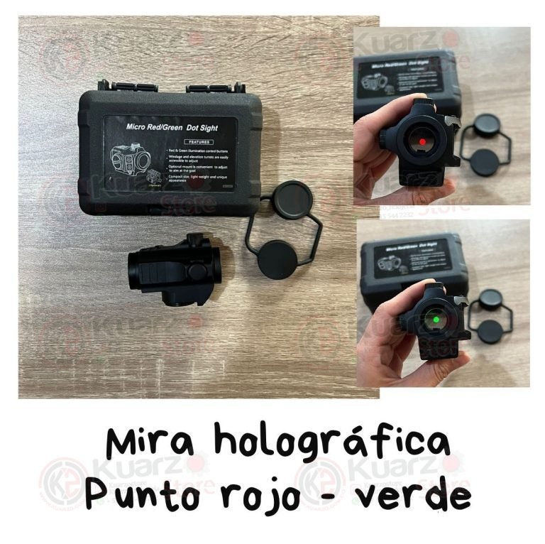 MIRA HOLOGRAFICA PUNTO ROJO - VERDE