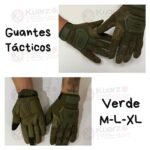 GUANTES TACTICOS VERDES
