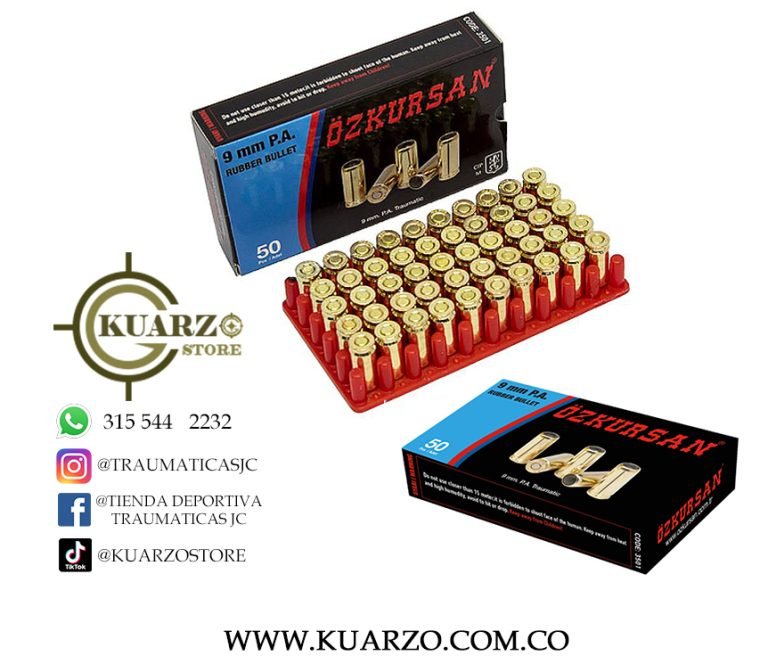 MUNICION TRAUMATICA OZKURSAN CAJA X50 CARTUCHOS