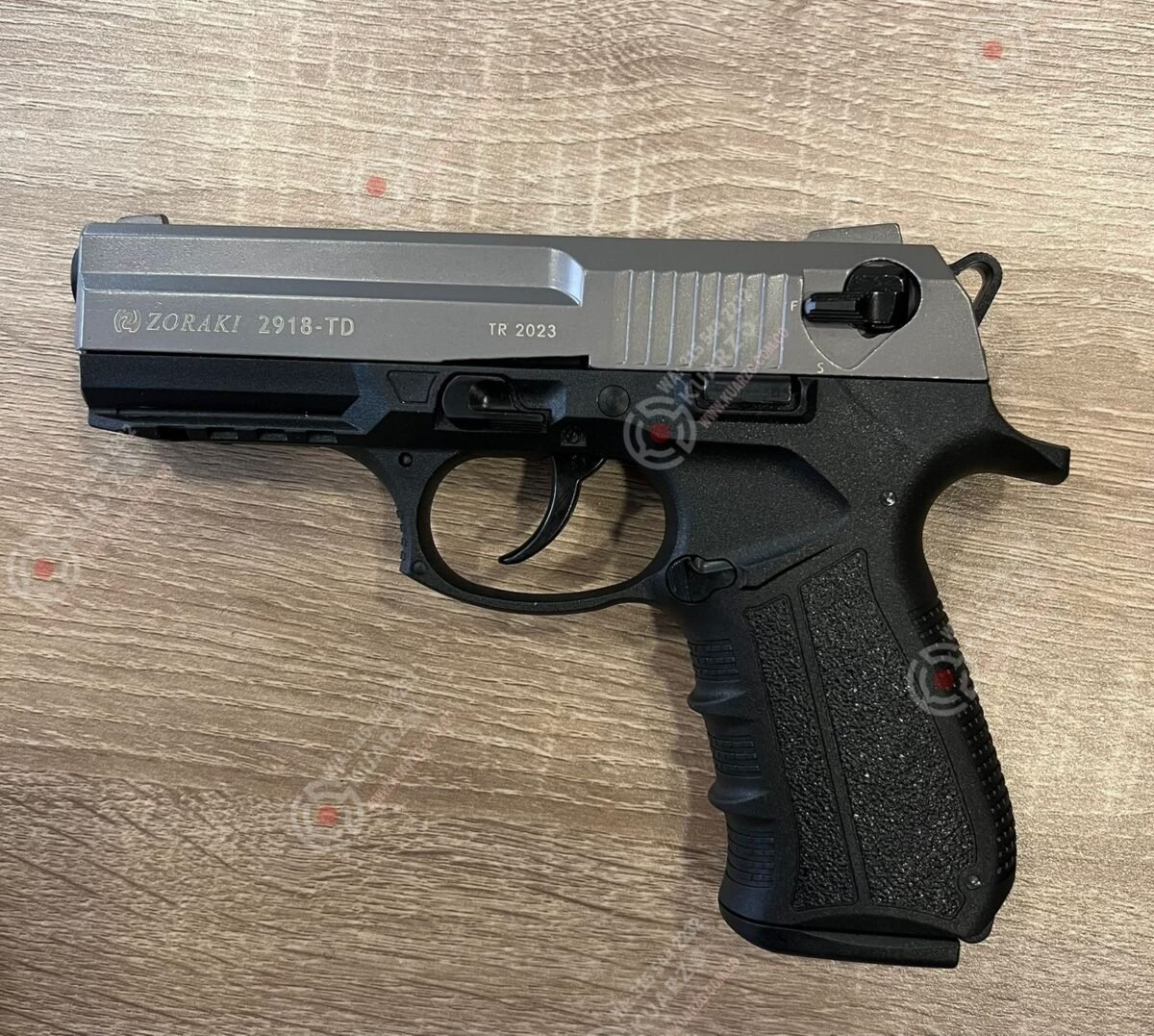 PISTOLA TRAUMATICA ZORAKI 2918-TD FUME 9MM - Imagen 2