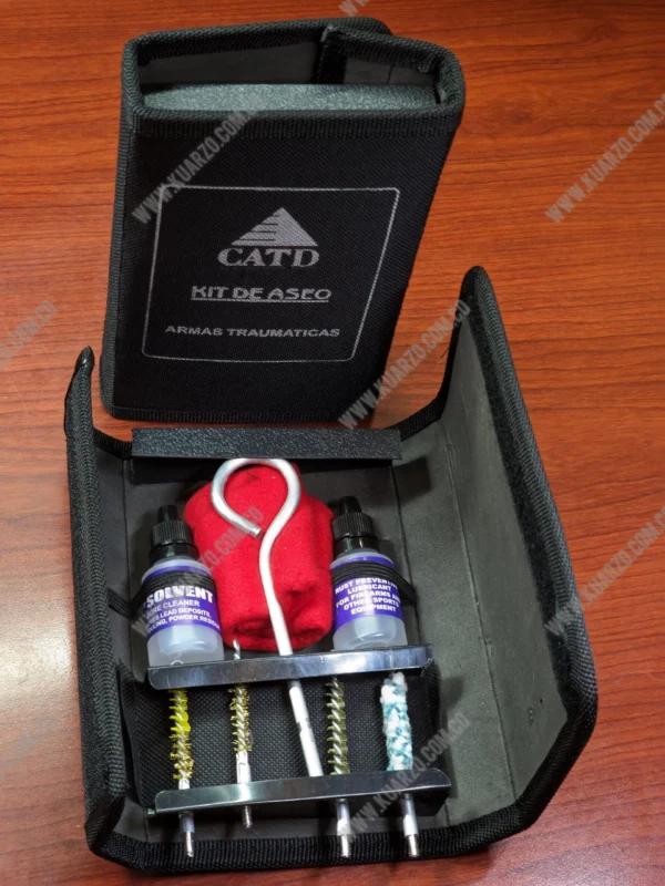 Kit de Limpieza Profesional para Armas Traumáticas – Aceite, Solvente y Mantenimiento