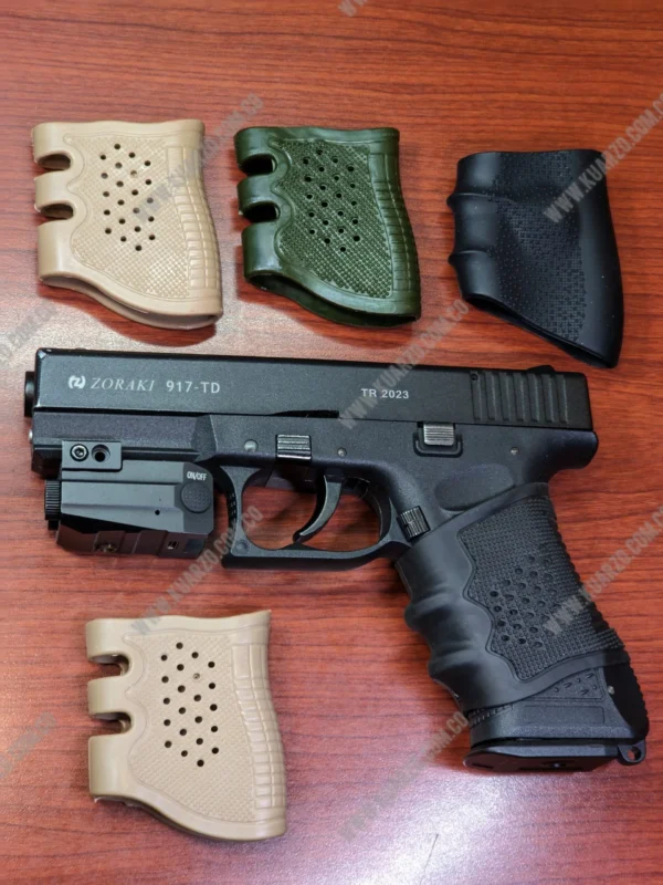 Grip Táctico de Goma para Pistolas – Empuñadura Antideslizante de Alto Control