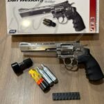 REVOLVER DE BALINES DAN WESSON 6" 
CO2 CAL 4.5 MM
