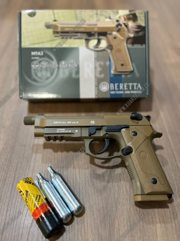 PISTOLA DE BALINES BERETTA MOD M9A3 CAL 4.5 MM