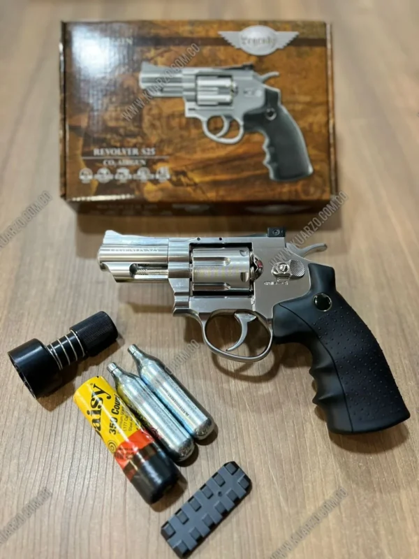 REVOLVER DE DIABOLOS Y BALINES LEGENDS S25 2.5" CAL 4.5 MM