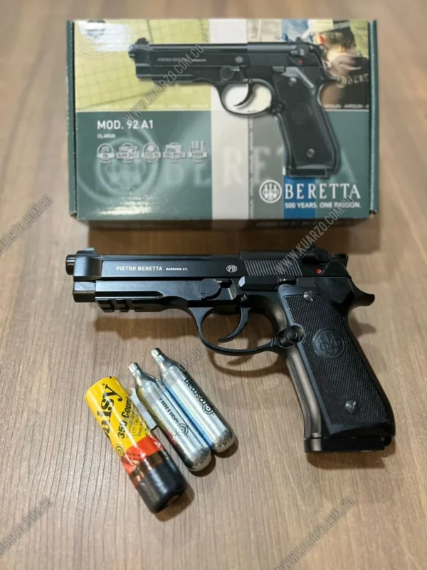 PISTOLA DE BALINES BERETTA 92 A1CAL 4.5 MM