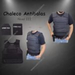 Chaleco Antibalas Blindado Nivel III: Placas de Polietileno UHMWPE [Certificación Contra Fusil]