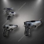 Funda de Cuero Genuino para Pistola y Revólver – Estilo Clásico y Protección
