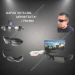 Gafas Inteligentes para Deportistas 175X480 HD: Reproductor y Cámara de Acción [Incluye Tarjeta Micro-SD y Cable]