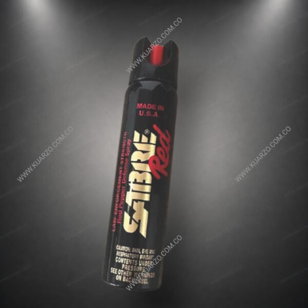 Gas Pimienta SABRE RED Original – Formato Portátil, 35 Descargas y Tinte UV