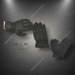 Guantes Tácticos Negros Todo Terreno: Protección Rígida de Nudillos [Talla L y XL / Dedo Completo]