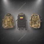 Morral Táctico Mediano Tipo Assault V1: Mochila de Campaña MOLLE 30L [Incluye Parche Táctico]