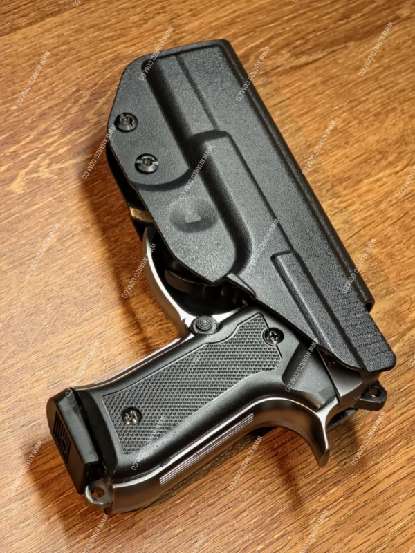 Funda Rígida IWB Polímero Clip Oculto Glock 17/19/22, Sig Sauer SP2022, Indumil Córdova, Fogueo Zoraki, Blow, Retay, Airsoft Gas [Porte Interno]